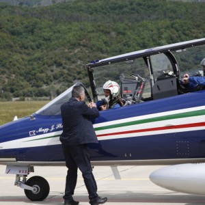 Air Show Loano 2014 arrivo pattuglia Villanova d'Albenga