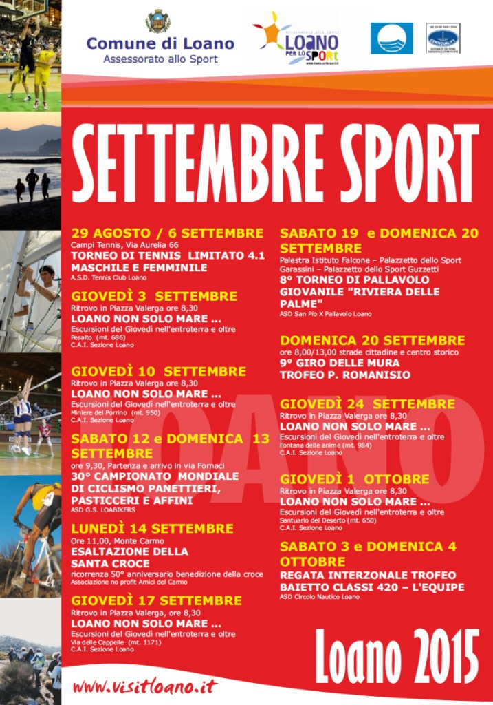 Loano Settembre Sport