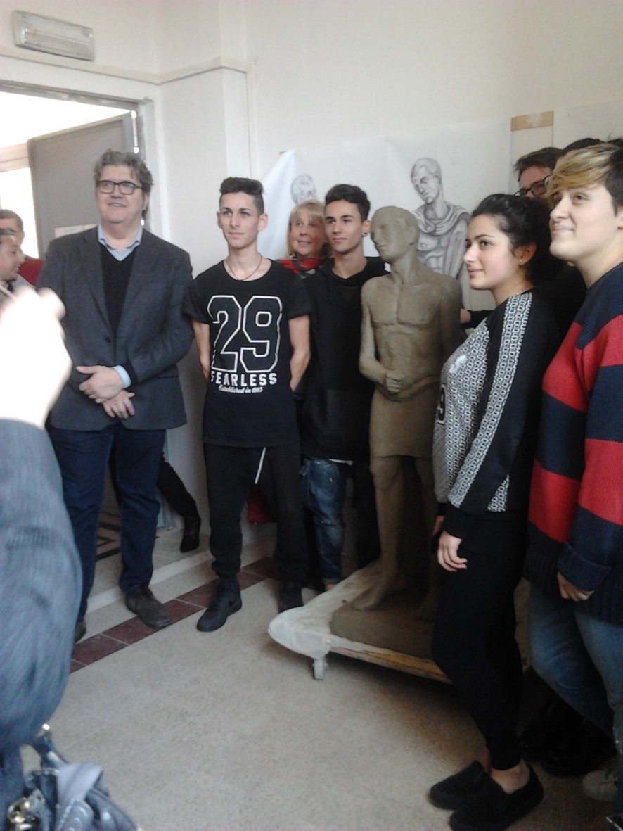 Liceo G. Bruno Statua s. Sebastiano